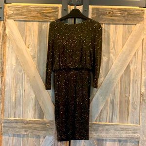 Alice + Olivia Bateau Neckline Knee-Length Dress